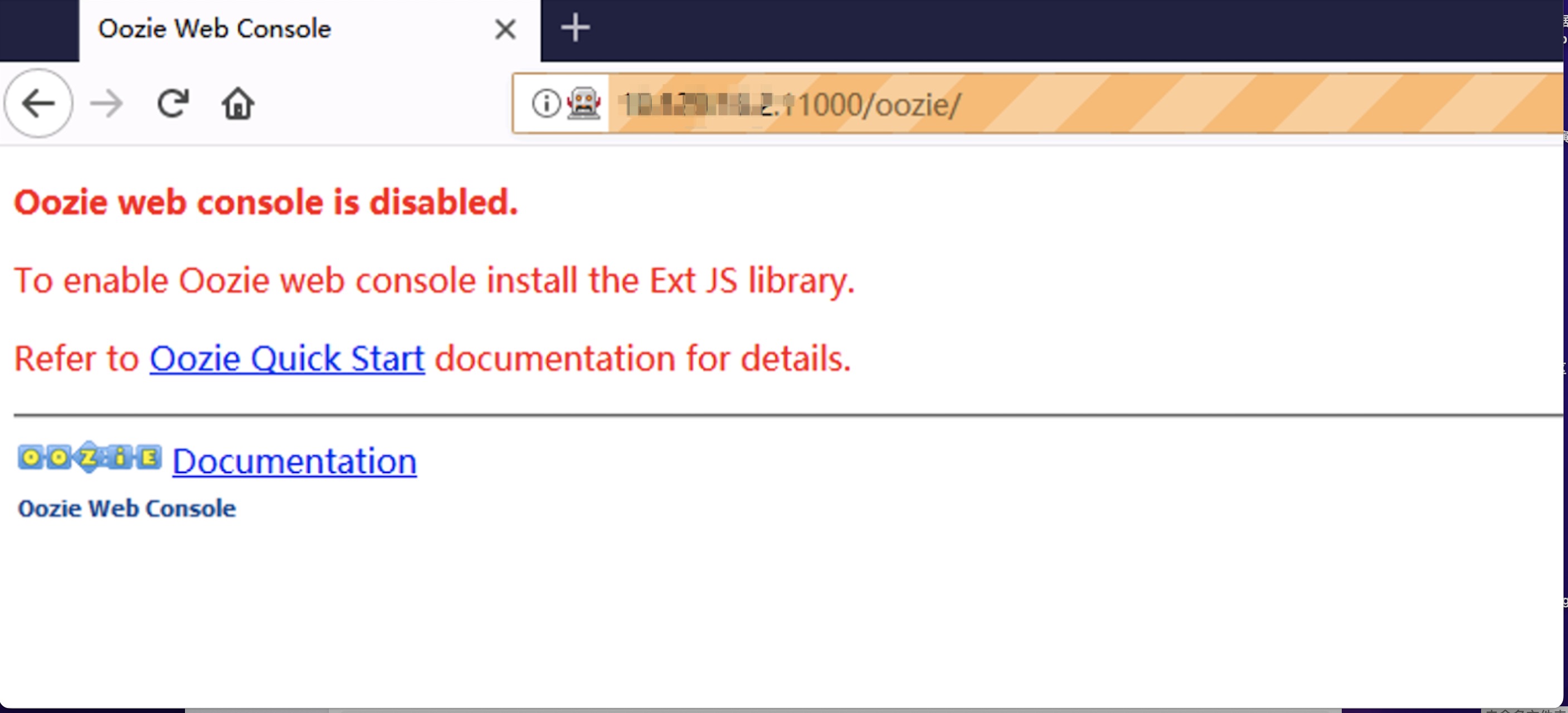 Oozie web console is disabled 问题解决